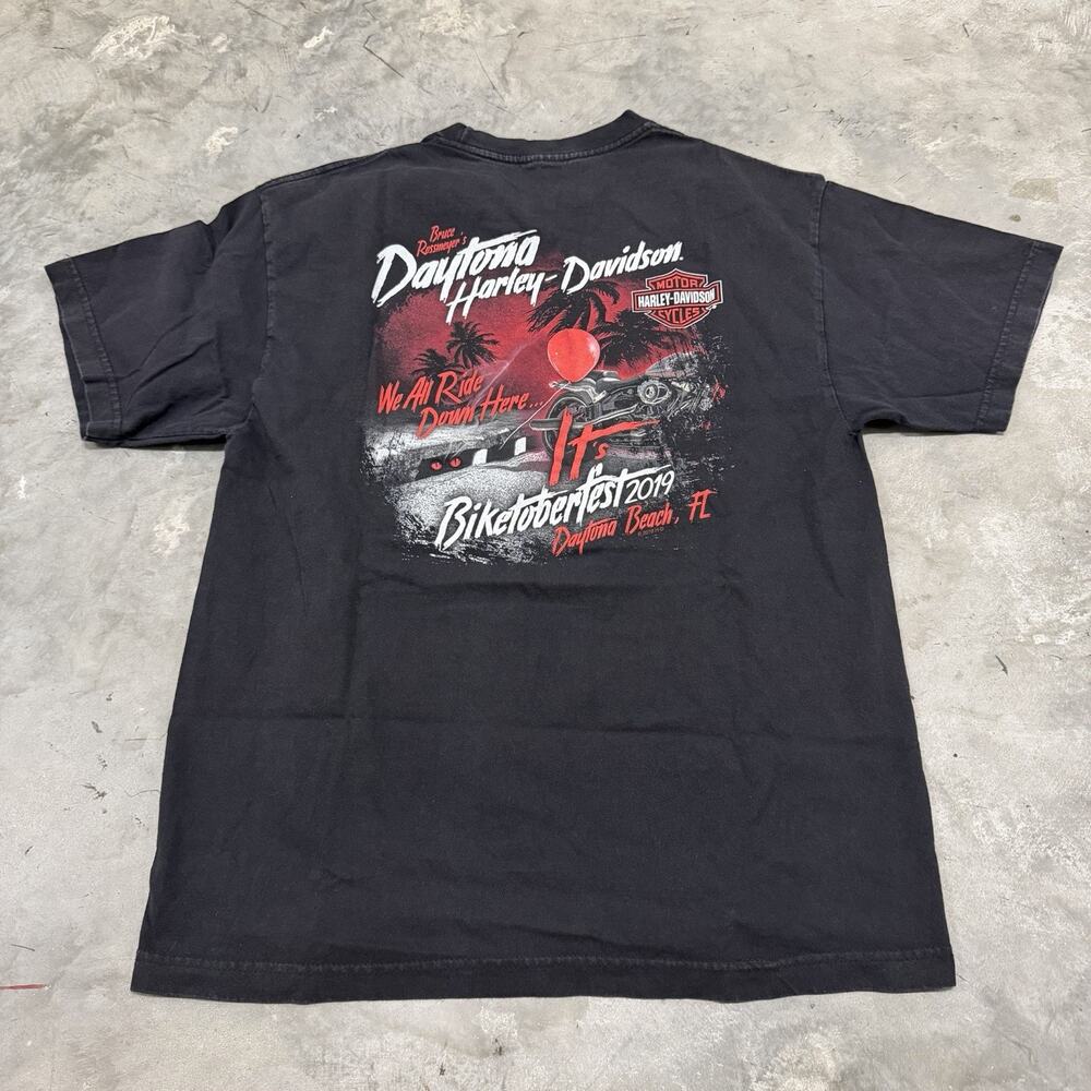 Harley Davidson Biketober Fest Medium IT Clown Daytona Beach FL 2019 We All Ride